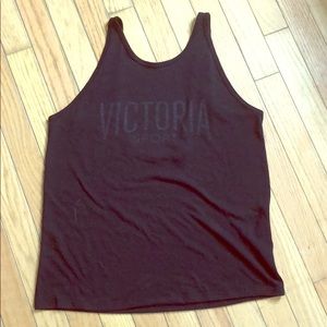 Black Victoria’s Secret Sport tank. Size M